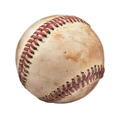 Softball isolated on white background