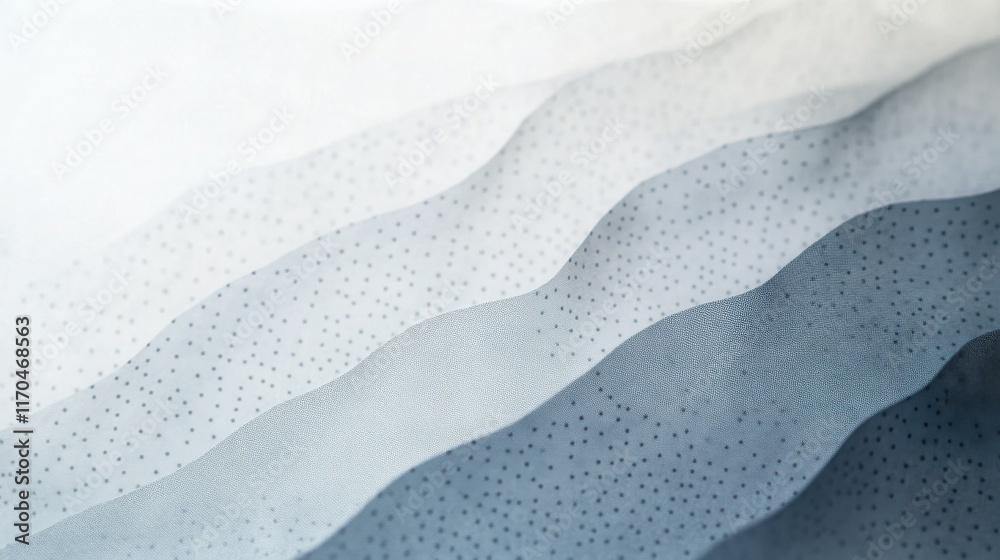 Poster minimalist pastel gray dotted texture with smooth waves and soft patterns creating a serene visual e