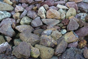 stones on the beach