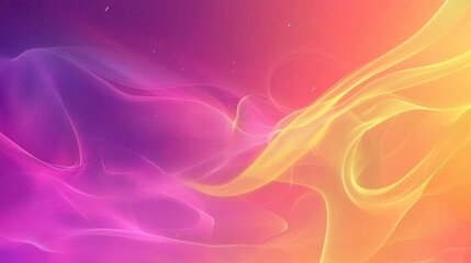 Obraz premium Abstract Pink and Orange Wave Pattern Background