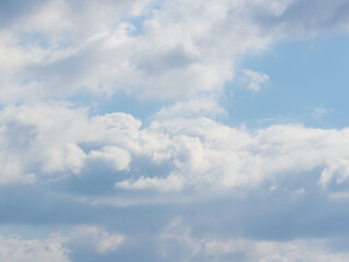 Fototapeta premium 冬の青空と白い雲80