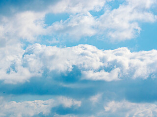 Obraz premium 冬の青空と白い雲96