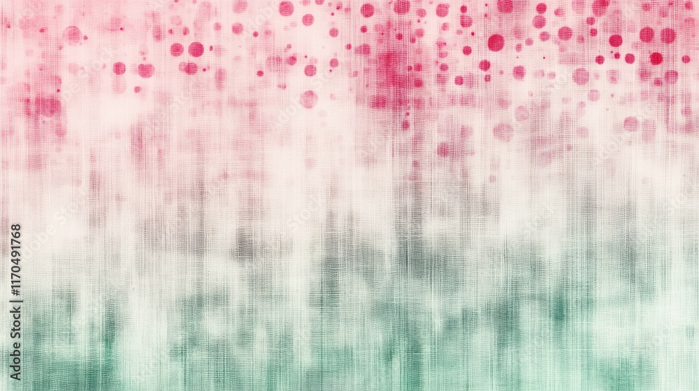Poster abstract background with pencil strokes and subtle spots in shades of red and green, ideal for artis