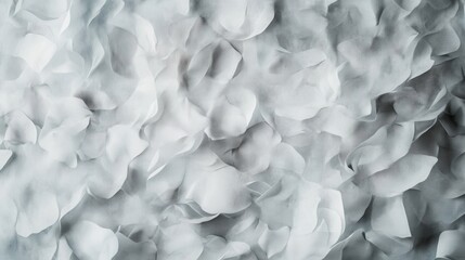 Fototapeta premium Soft monochromatic gray background with delicate petal-like textures creating a calm and serene atmosphere