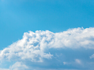 冬の青空と白い雲86