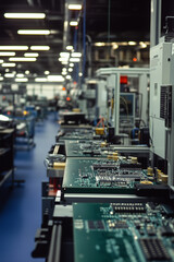 inside an electronics manufacturing facility