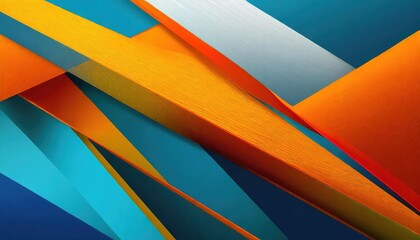 Vibrant K Abstract Wallpaper Featuring Colorful Shapes and Textures with a Stunning Teal and Orange Palette for a Modern Aesthetic in Your Digital Space