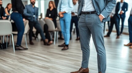 Obraz premium Business Meeting in Modern Office