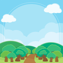 Fototapeta premium green summer field background 1