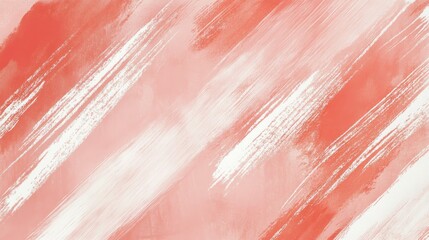 Muted coral strokes blend harmoniously in a minimalist artwork showcasing subtle pencil wash techniques