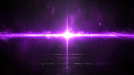 Stunning Purple Cosmic Energy Burst