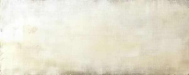 Fototapeta premium Soft Cream and White Textured Background with Grainy Linen Paper Banner