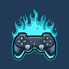 Playstation Stick Console Games Mascot Vector Illustration is perfect for your brand business