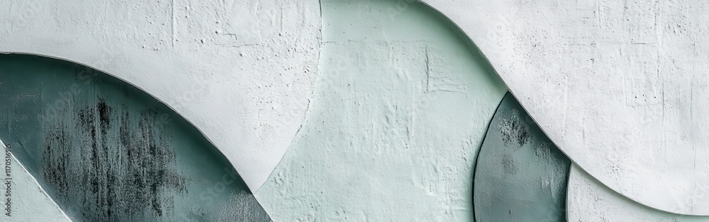 Poster intricate abstract pencil strokes create flowing shapes and textures in a serene composition