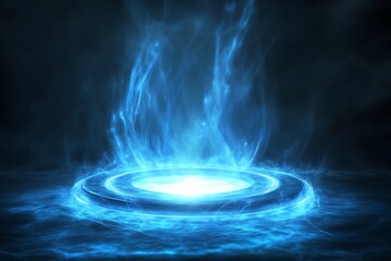 Abstract background. luminous swirling. Elegant glowing circle