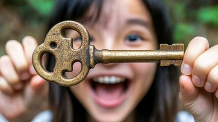 A Child Holds a Key to the Future