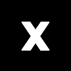 Obraz premium Letter X