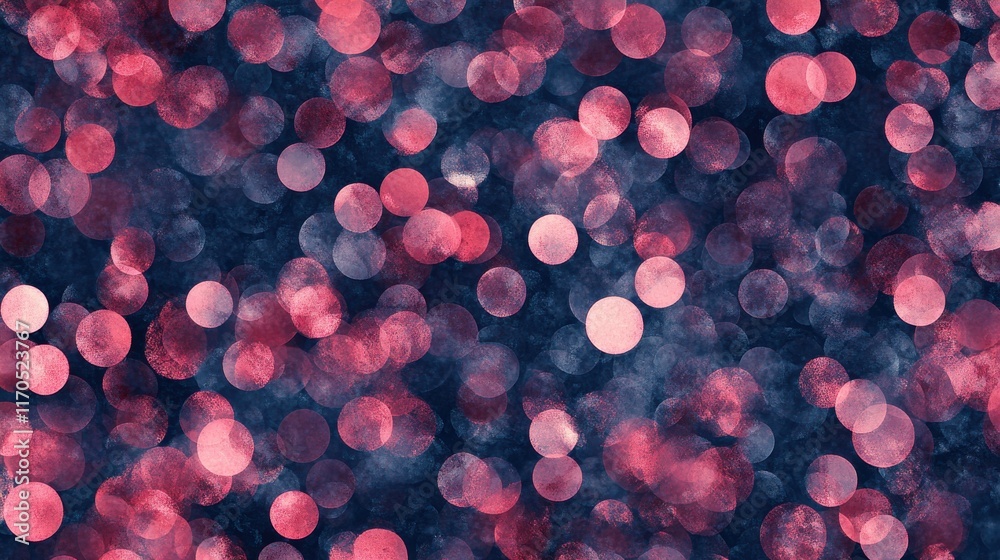 Aufkleber Romantic bokeh pattern with soft pink hues creating an intimate atmosphere for a special occasion or celebration