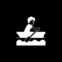 Rowboat Boy Icon
