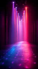 Bright Lighting Display Stage Red Blue high resolution hd background