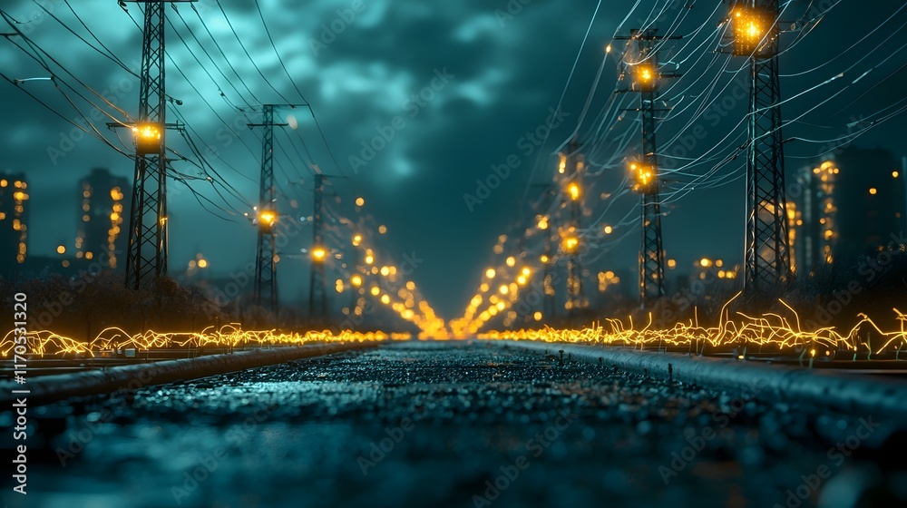 Poster a virtual twin created by quantum computing modeling the flow of electricity through a smart grid sy