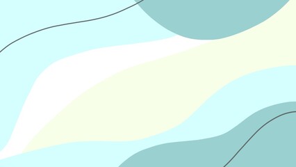 Modern abstract art design with waves and lines on blue background. Template for celebration, branding, banner, cover, business card, poster, sales, wall art, promotion, presentation and print.