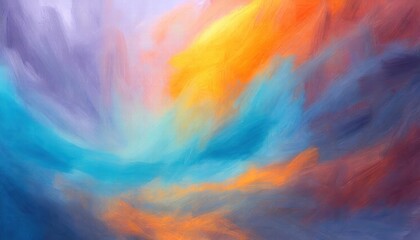 Vibrant Dreamscape An Abstract Journey Through Colorful Fantasies and Imagination