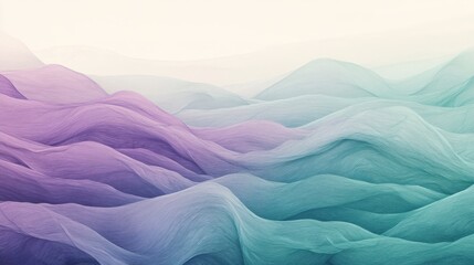 Fototapeta premium Soft pastel gradient of gentle pencil strokes with layered colors creating a serene and tranquil atmosphere