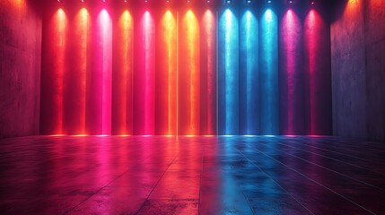 Bright Lighting Stage Glow Blue Red high resolution hd background