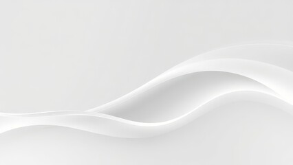 a close up of a white background with a wave of white fabric, 