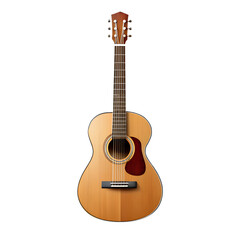 Obraz premium Guitar isolated on transparent background