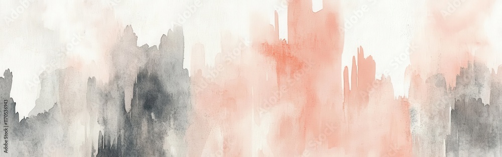 Poster layered pencil strokes create a muted abstract landscape capturing subtle beauty and emotion