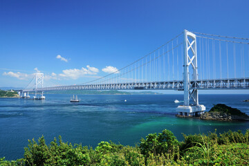 Naruto strait in sunny summer