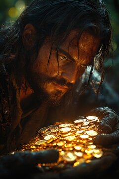 The Treasure Hunter's Dilemma Unveiling Hidden Gold Coins in the Night
