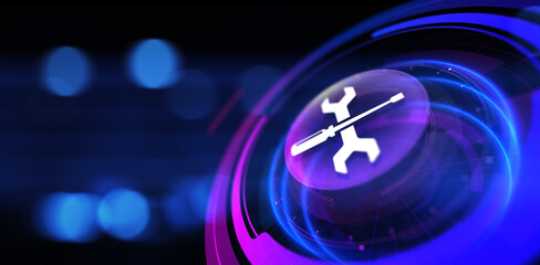 Technical Support Customer service business and technology concept.