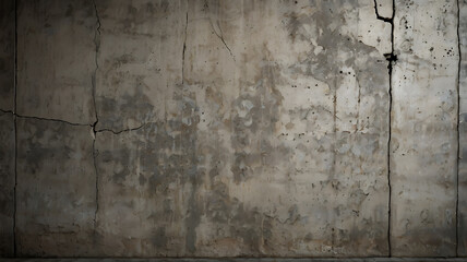 Grungy concrete wall texture, creating a rugged and weathered background for a variety of design concepts