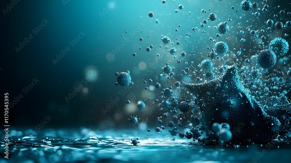 Poster quantum computer simulation of thermodynamic equilibrium with 3d particle models demonstrating the p