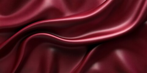 Obraz premium Close-Up of Luxurious Red Leather Texture with Natural Grain and Folds