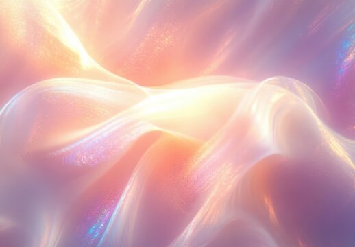 Glittering Prism Light Rainbow Overlay Background Summer Sunlight Reflection Ethereal Light Effects