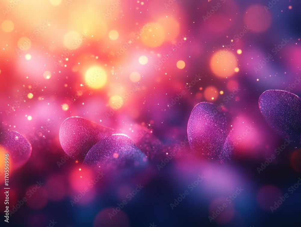 Poster shimmering sparkling light background