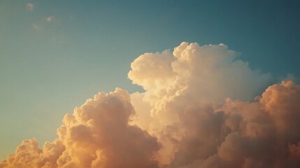 Golden Hour Cloudscape A Stunning Sky View