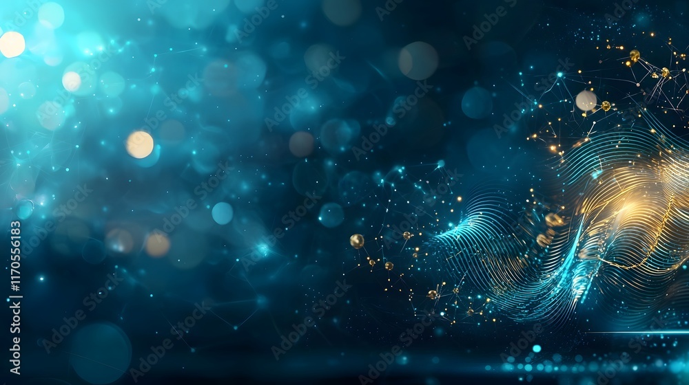 Poster quantum interface demonstrating the conservation of momentum in a system of particles showing how mo