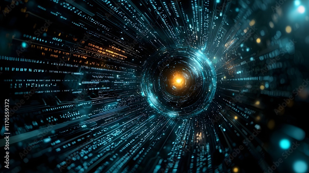 Poster Quantum computing simulation demonstrating the transfer of energy within an isolated system showcasing how energy remains constant despite dynamic transformations