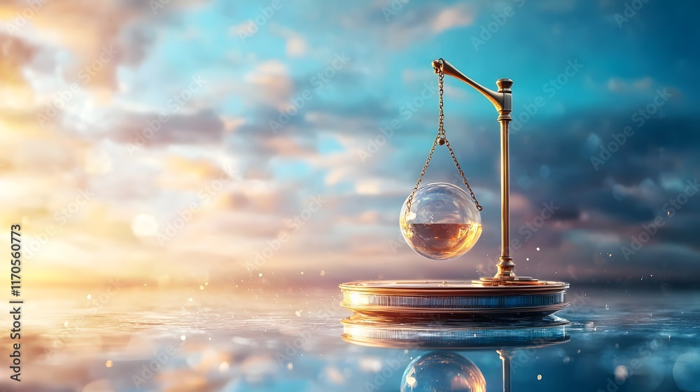 Poster innovative quantum computing simulation showcasing the conservation of energy in a pendulum swing vi