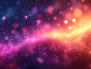 Obraz premium Sparkling Light Flash Background with Pastel Colors and Bokeh Effects