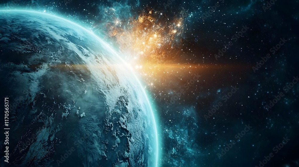 Poster quantum interface demonstrating the gravitational pull of earth and its effect on falling objects sh