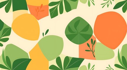 Summer Vibes Abstract Pattern 