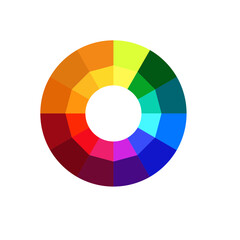 Obraz premium Color wheel | Color Palette | Color Circle | Vibrant Colors | Vibrant Color wheel