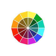 Obraz premium Color wheel | Color Palette | Color Circle | Vibrant Colors | Vibrant Color wheel