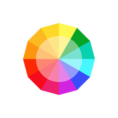 Obraz premium Color wheel | Color Palette | Color Circle | Vibrant Colors | Vibrant Color wheel